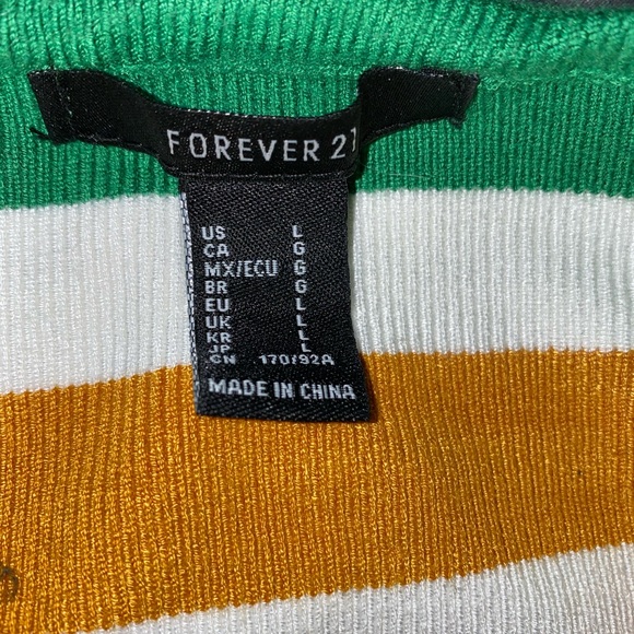 Multi-Colored Forever 21 Tube Top - Picture 2 of 2